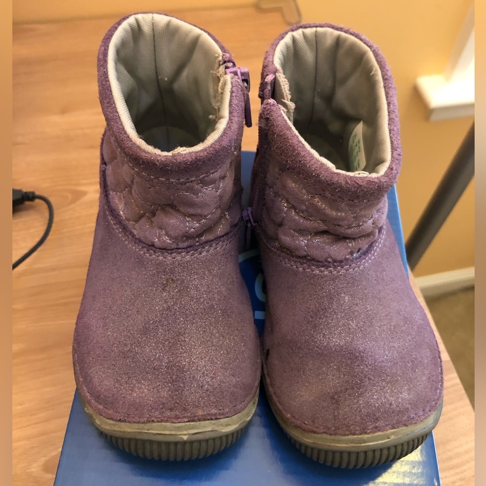 Stride Rite Lavender Kids Boots